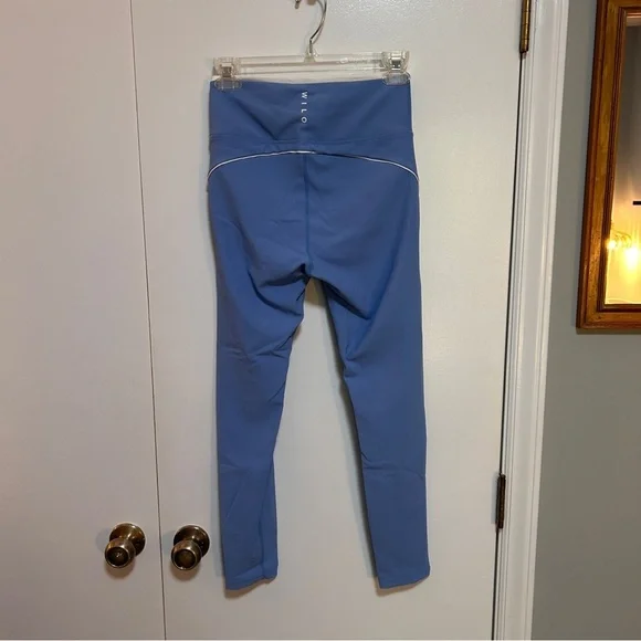WILO The Label Powder Blue Ribbed Leggings - Picture 4 of 5